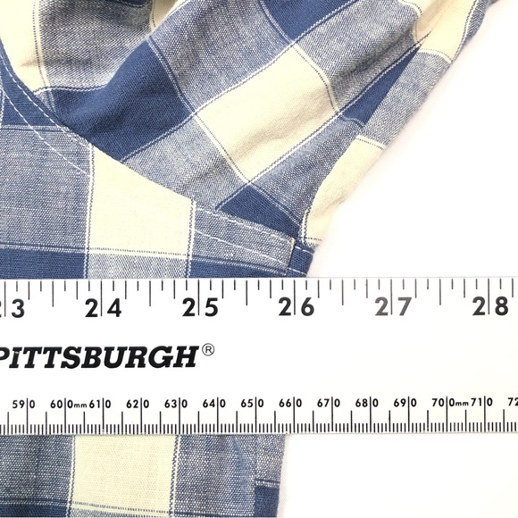 LL Bean Heavyweight Cotton Long Sleeve Plaid Button Down Shirt Men’s Size L - Picture 4 of 5